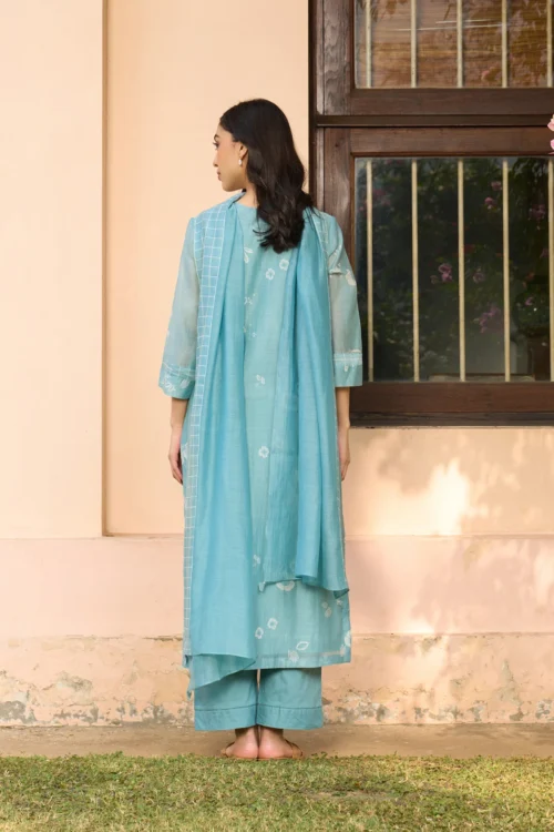 Powder Blue Kurta Set