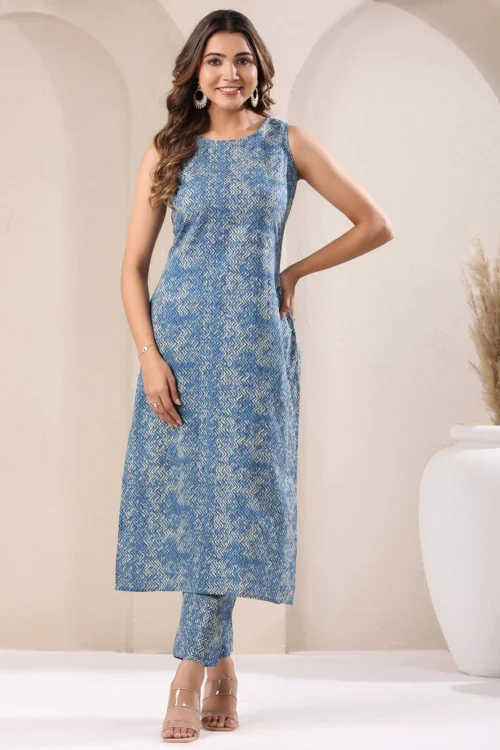 Straight Fit Cotton Kurta