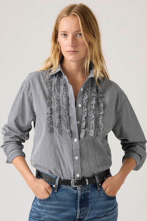 Novelty Harlie Boyfriend Fit Shirt | Trendy Oversized Casual Look