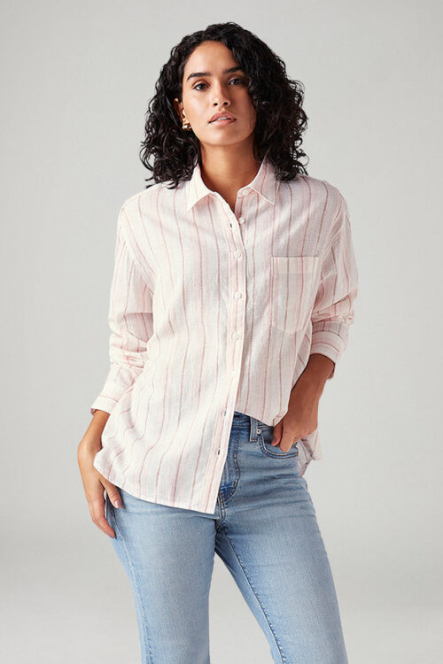 Classic Striped Relaxed Fit Shirt | Versatile Casual & Office Wear
