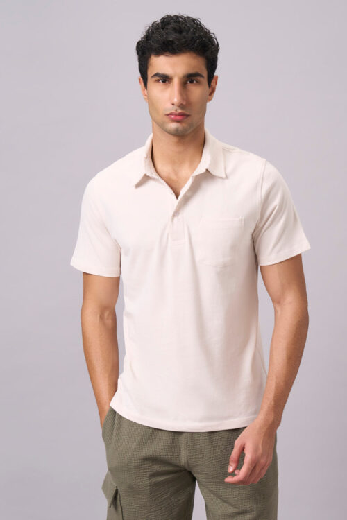 Men's Natural 100% Organic Cotton Regular Fit Tshirt