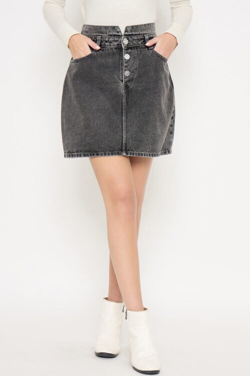Black Mini Skirt for Women|Party Wear Look