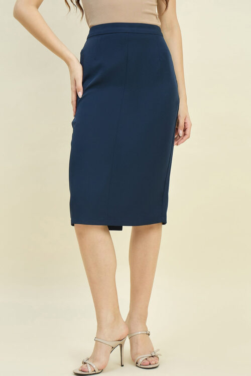 Blue Skirt for Women|Smart Elegant Style