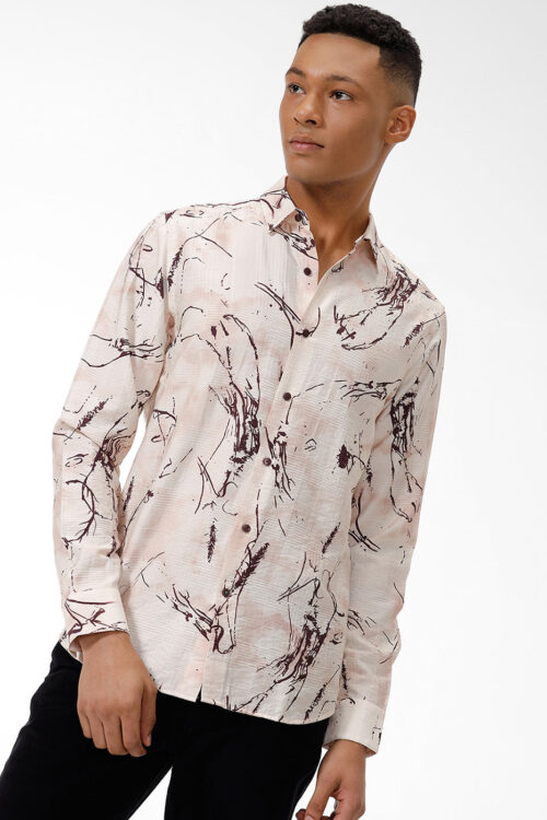 Casual Shirt for Men Trendy Winter Graphic Style