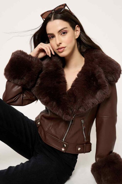 Leather Jacket Biker Style