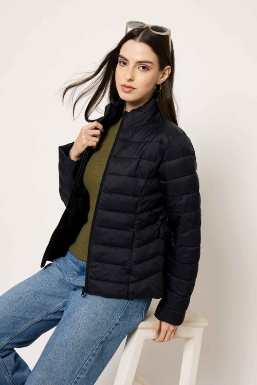 Black  puffer JacketClassic Winter Style