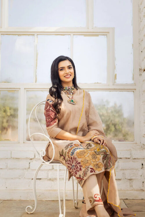 Floral Printed Cotton Kurta Set with DupattaClassic Daily Wear