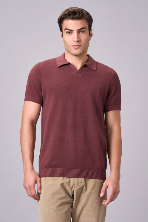 Men's Dark Brown 100% Cotton Regular Fit Tshirt