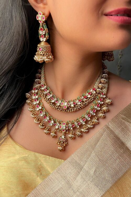 Layered Necklace SetTraditional Look