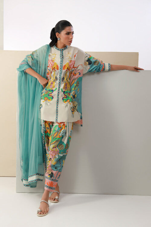 Green Co-Ord Set with Dupatta |Trendy Festive Look