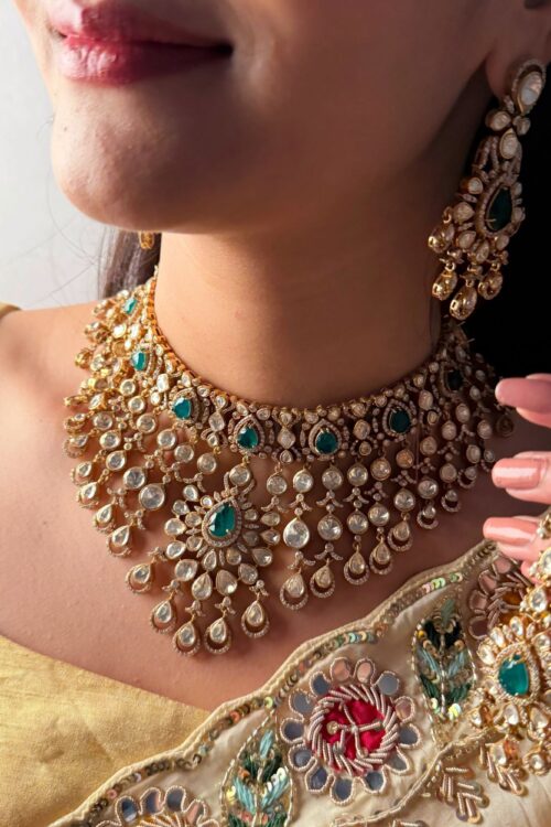 Bridal Choker Necklace SetPremium Wedding Jewellery