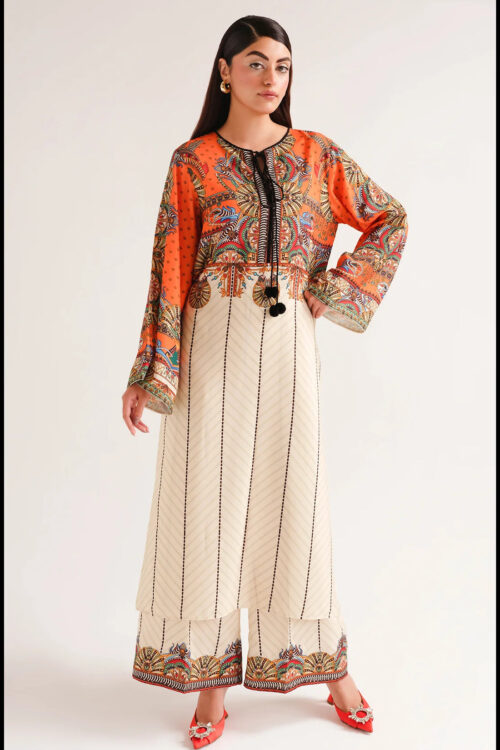Mosaic Print Kurta Set |Stylish Traditional Wear