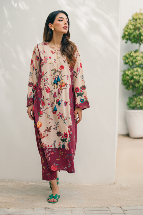 Floral Print Kurta Set |Fresh Ethnic Style